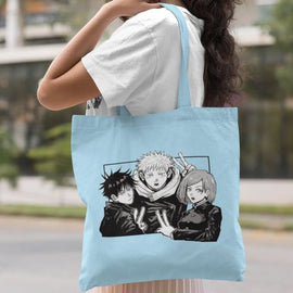 Itadori, Kugisaki & Megumi Tote Bag (Jujutsu Kaisen)