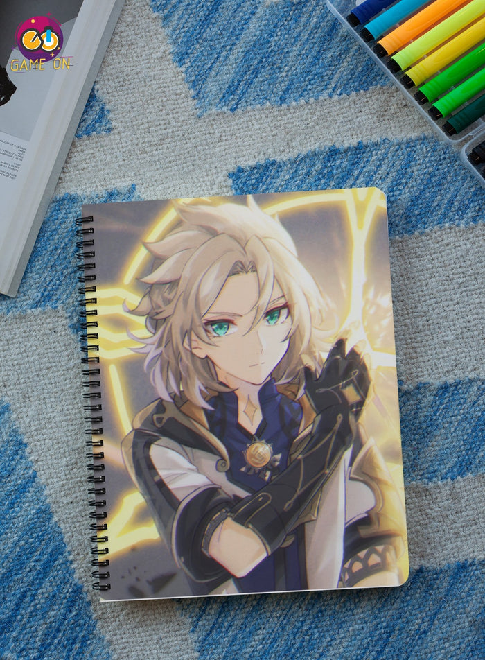 Albedo Spiral Notebook (Genshin Impact) - Game On