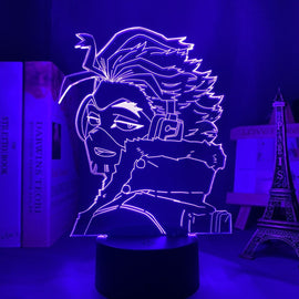 Hawks 3d lamp led light from anime my hero academia اضاءة هوكس من انمي ماي هيرو اكاديميا 