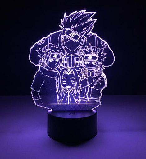 Team 7 3D Lamp (Naruto)