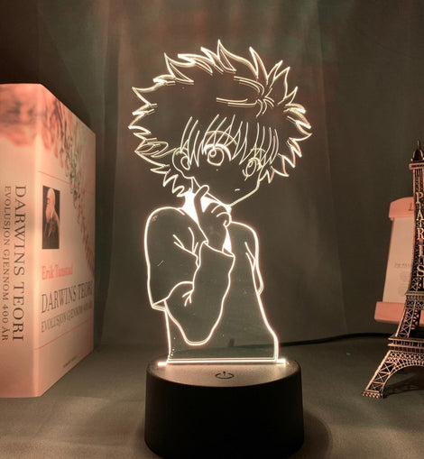 Killua Zoldyck 3d Lamp led light from hunter x hunter لمبة كيلوا زولديك ثلاثية الابعاد من هانتر اكس هانتر