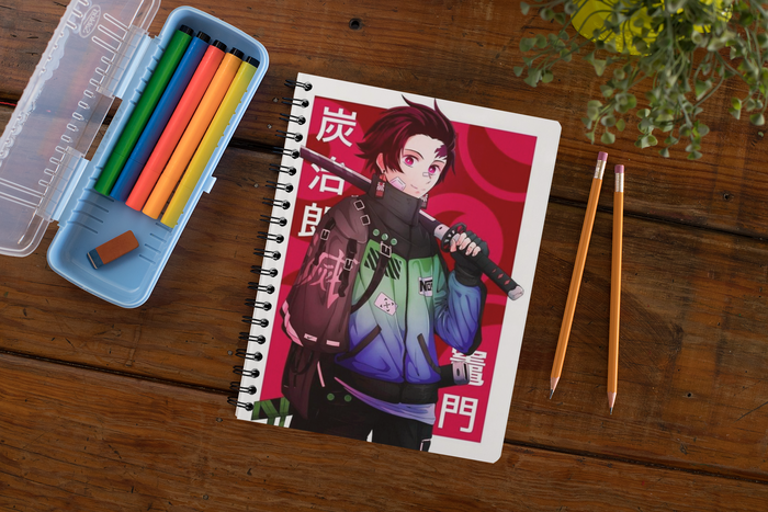 Tanjiro Spiral Notebook (Demon Slayer) from GameOn Egypt